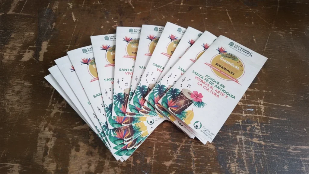 Plegable Universidad de Antioquia - Encuentros Regionales