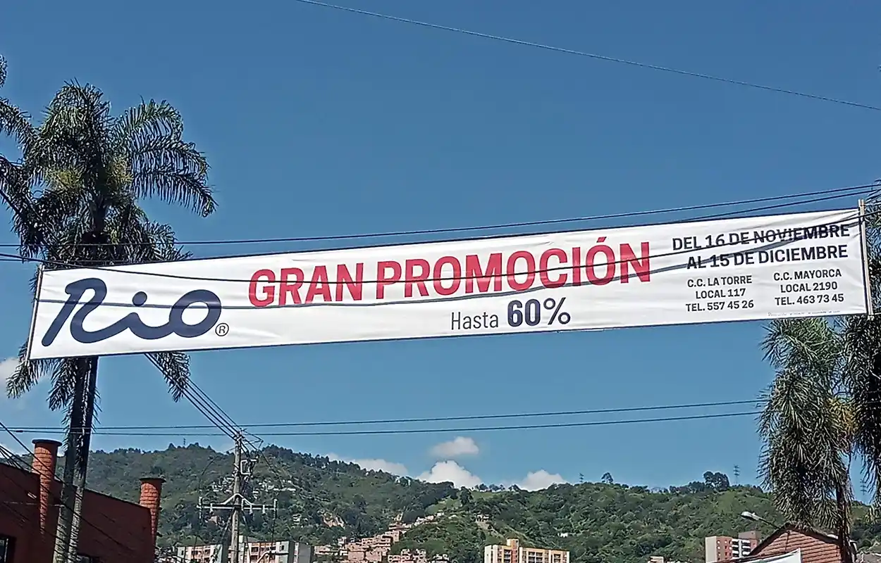 Impresión e instalación de pasacalle RIO